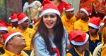 Actress Amruta Khanvilkar, celebrating Christmas
