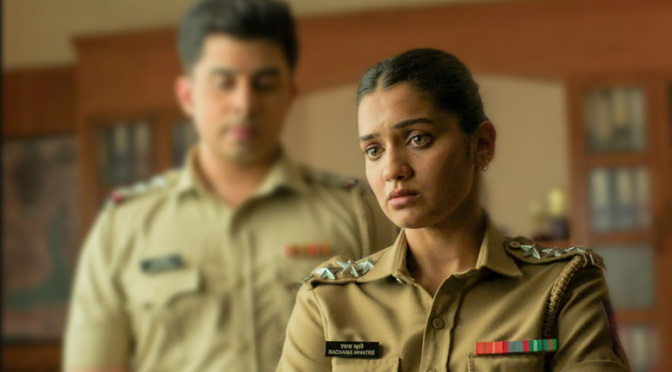 Actress Hruta Durgule in Commander Karan Saxena