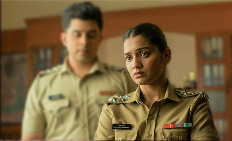 Actress Hruta Durgule in Commander Karan Saxena