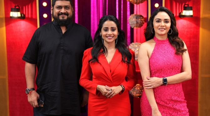 Om Raut, Jayanti Waghmare, Amruta Khanvilkar, Marathi show 'Patla tar ghya'