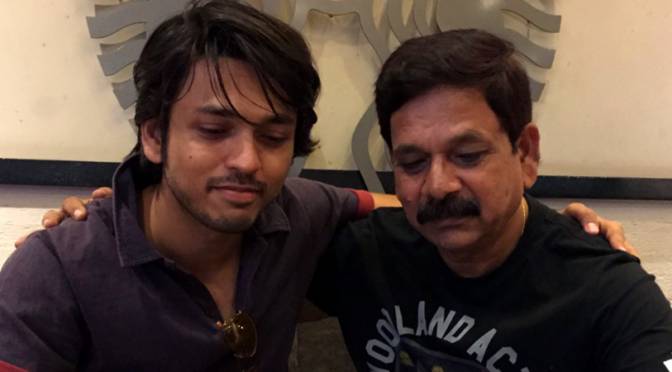 Actor Lalit Prabhakar with father
