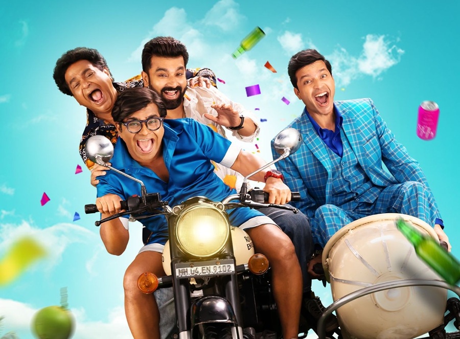 Mamachya Govyala Jauya, Santosh juvekar, Ankush Chaudhari, Abhijeet Chavan, Kushal Badrike