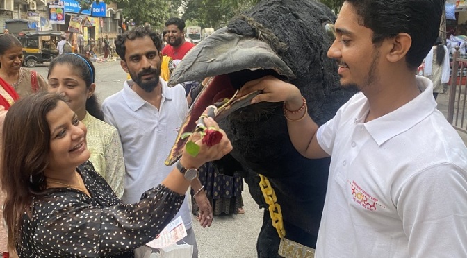 Marathi film 'Funeral' promotion activity