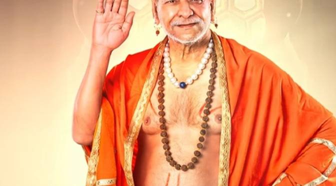 Mohan Joshi as Shree Swami Samarth in Marathi Film Deool Band 2