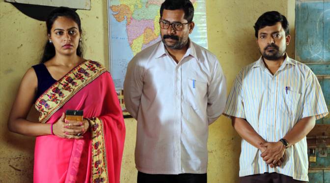 Poonam Rane, Anshuman Vichare, Jagannath Nivangune in Movie 'Copy'