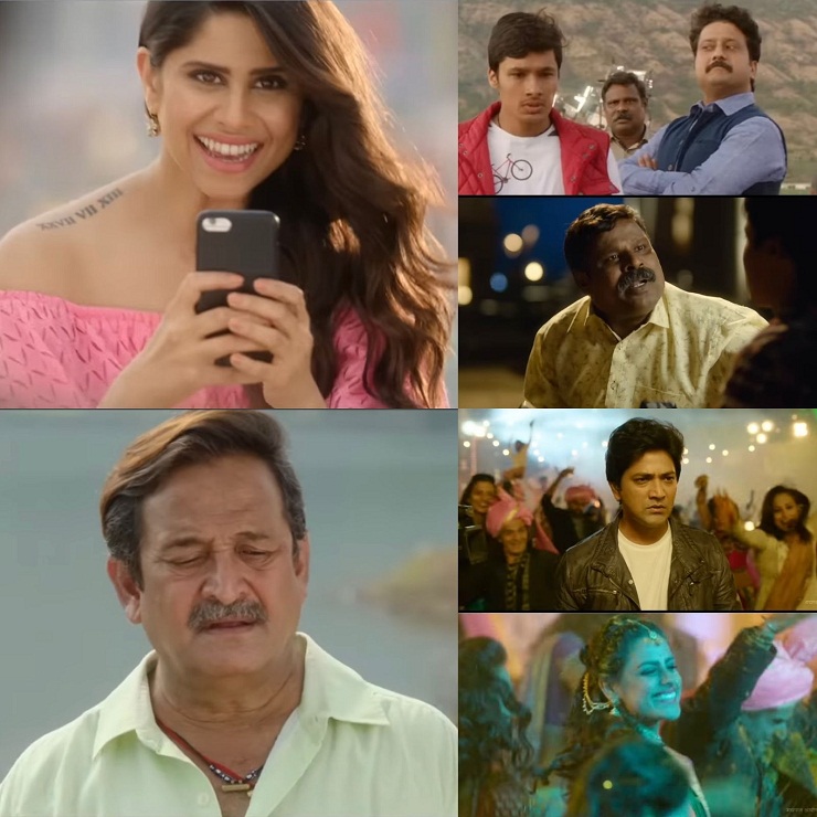 Sai Tamhankar, Aniket Vishwasrao, Neha Mahajan-in movie 'Satarcha Salman'