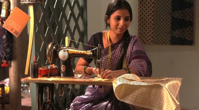 Actress Sayali Sanjeev in Marathi movie 'Goshta Eka Paithanichi'