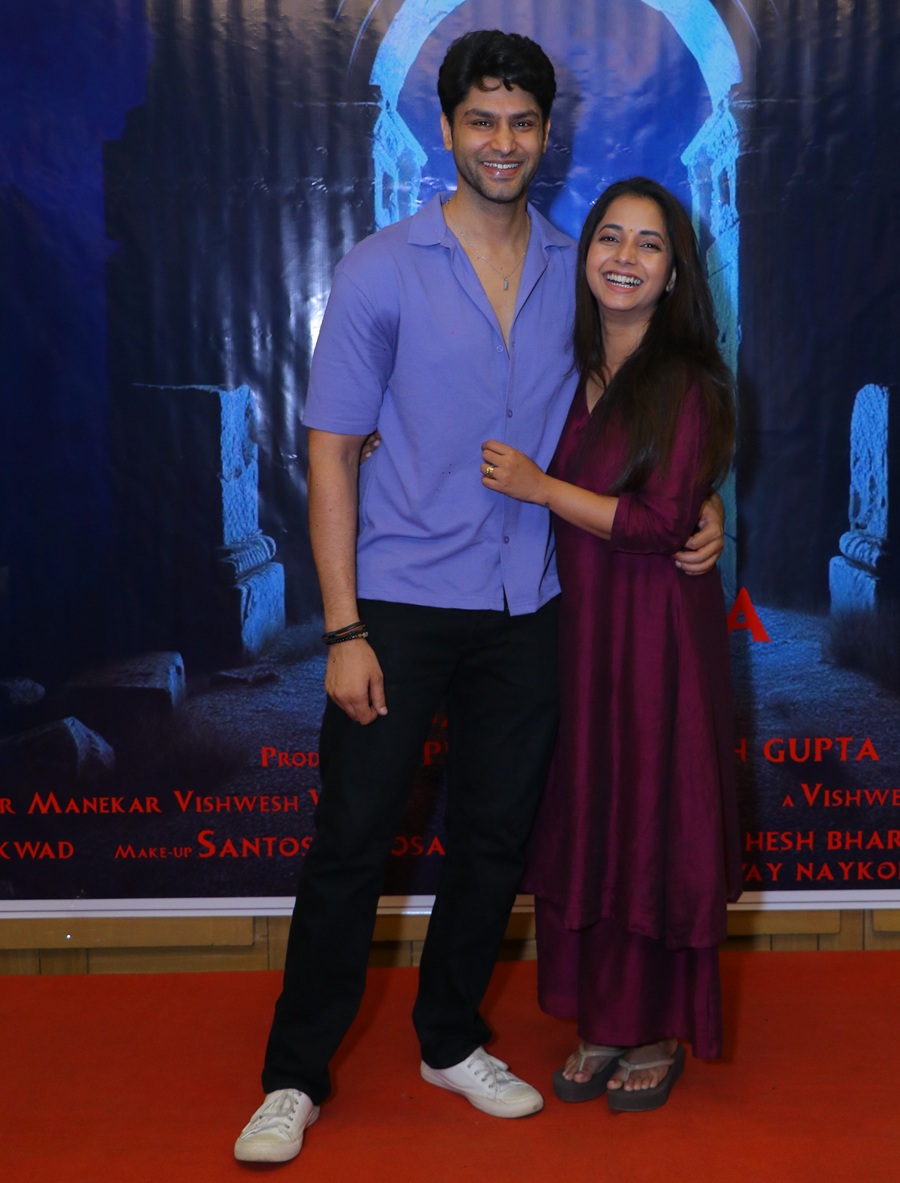 Sayali Sanjeev and Rishi Saxena in Movie 'Samsara'