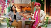 Tejashree Pradhan, Subodh Bhave in movie 'Hashtag Tadev Lagnam'